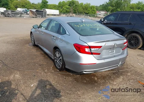 2020 Honda Accord Touring Hybrid z USA, uszkodzony, nr VIN 1HGCV3F99LA007910